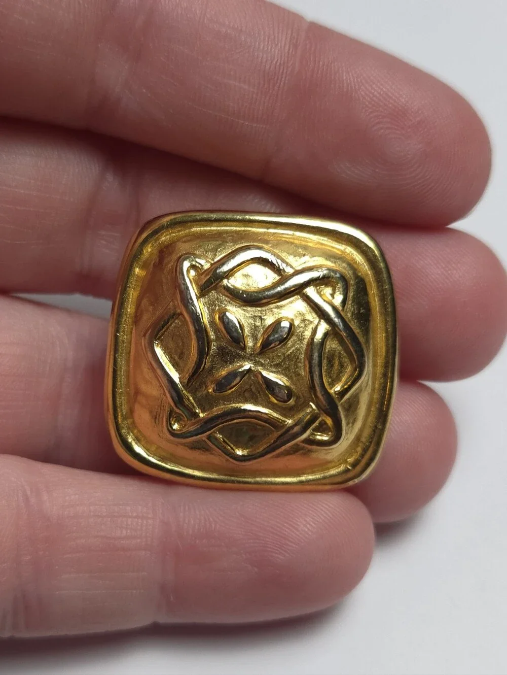 Vintage brushed gold